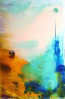 Click to enlarge "Nomadic Soul" Nomadic Soul, 32"x48", Oil on Wood Panel (2005)