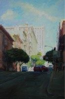 Right turn at Powell, 36"x24", Oil on Canvas (2008)