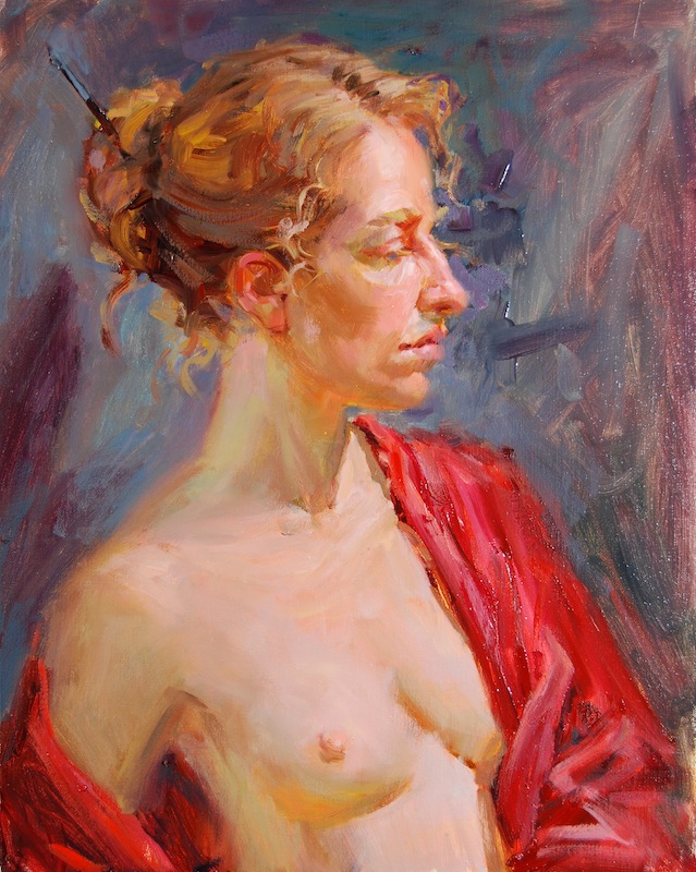 Portrait A, 16"x12", Oil on Canvas (2012)