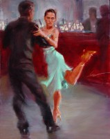 Click to enlarge "Tango Z" Tango Z, 20"x16", Oil on Canvas (2006)