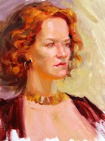 Click to enlarge "Portrait C" Portrait C, 16"x12", Oil on Canvas (2012)