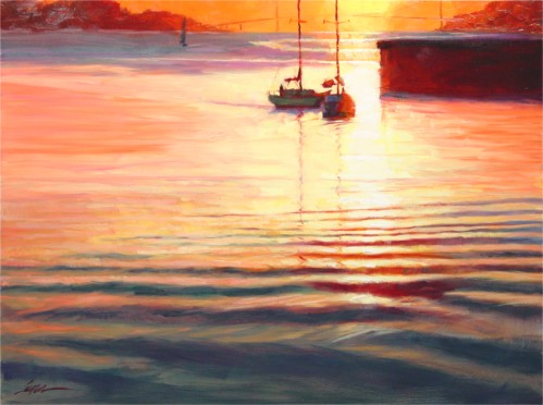 Berkeley Marina II, 30"x40", Oil on Canvas (2005)