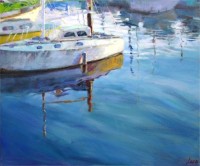 Click to enlarge "Reflections" Reflections, 20"x24", Oil on Canvas (2004)