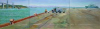 Click to enlarge "Lunch by The Bay" Lunch by The Bay, 30"x100", Oil on Canvas (2003)