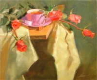 Cup of Tea II, 20"x24", Oil on Canvas (2005)